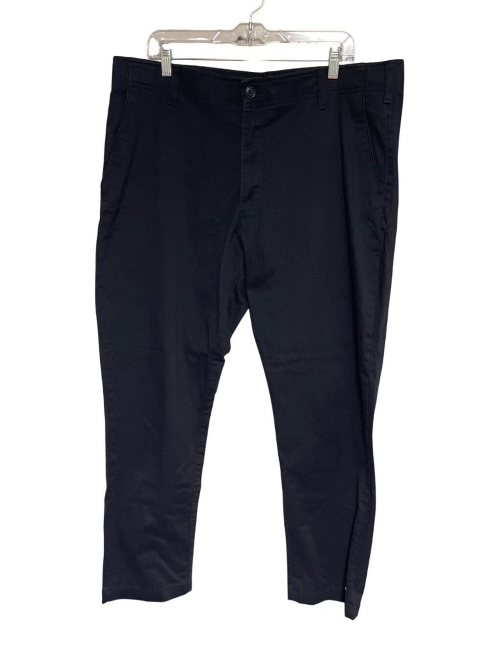 Lee Mens Extreme Comfort MVP Relaxed Fit Pants 38x32 Black Stretch Cotton Blend